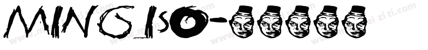 MING ISO字体转换